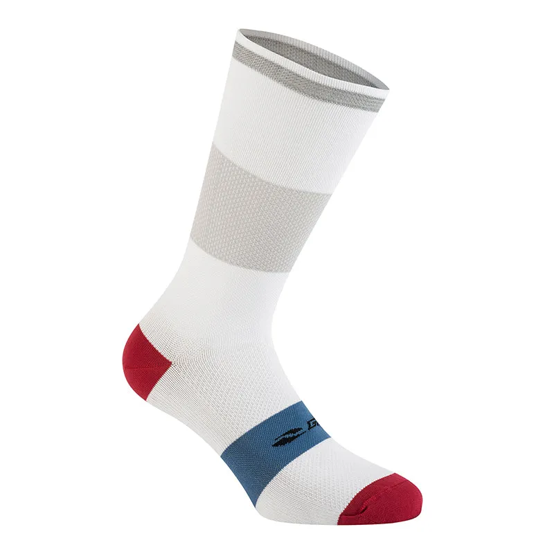 Chaussettes - Socquettes Été Gist Reflex Blanc 40-43 Avec Bande Reflechissante - Hauteur 20 cm (Paire)