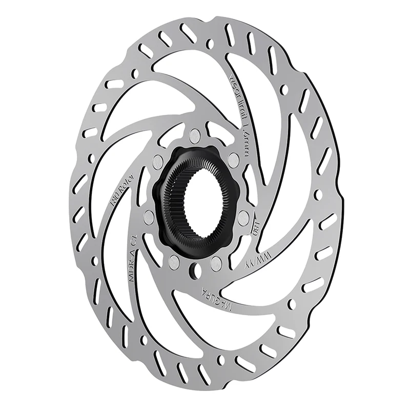 Disque De Frein VTT Centerlock Magura 180 mm Argent Avec Écrou (Montage Atelier)