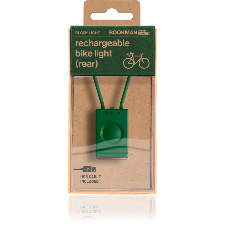 Bookman Block USB Rear Bike Light