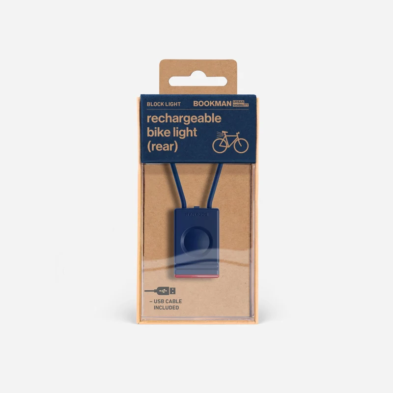 Bookman Block USB Rear Bike Light