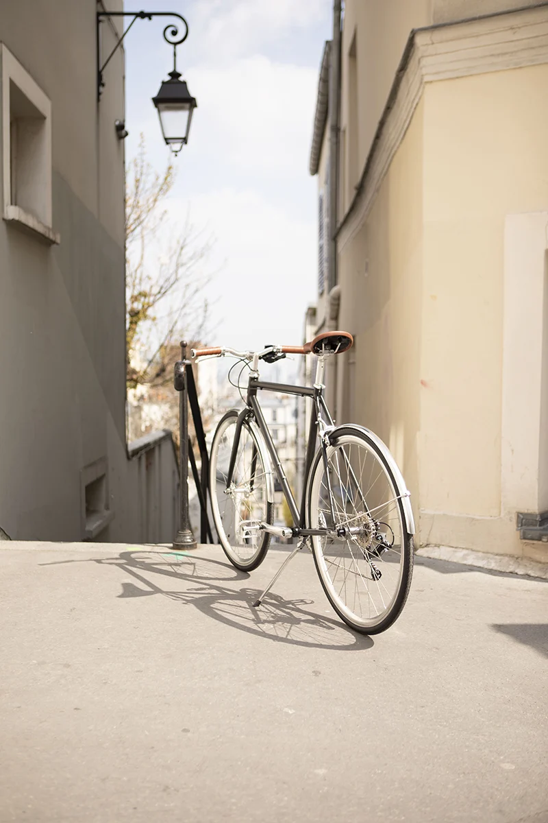 InFiné Cycles Asphalt Urban Bike - Matte Black