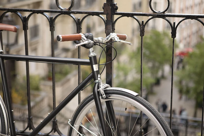 InFiné Cycles Asphalt Urban Bike - Matte Black