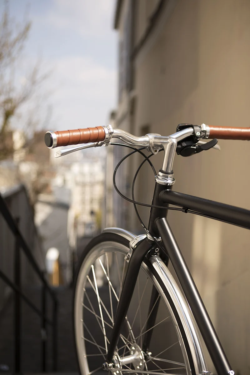 InFiné Cycles Asphalt Urban Bike - Matte Black