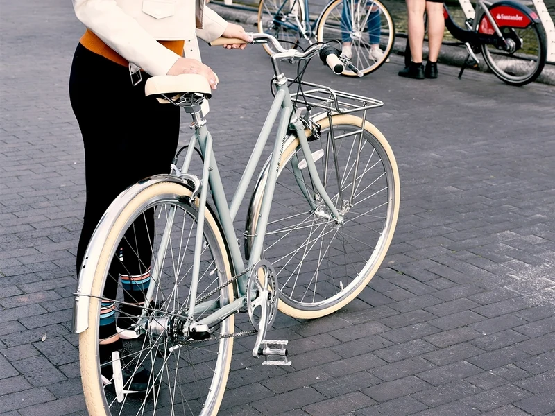BLB Butterfly 3SPD Pastel Green City Bike