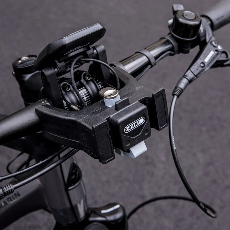 Support for Ortlieb VAE handlebar bag with lock