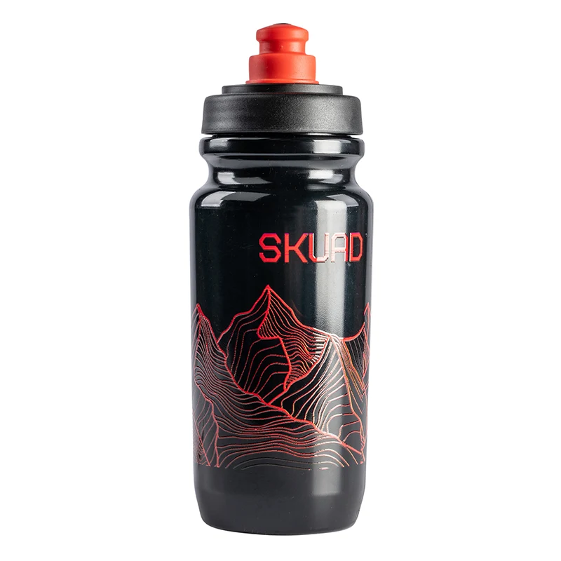 Bidon Skuad Montagne Noir Rouge 550Ml