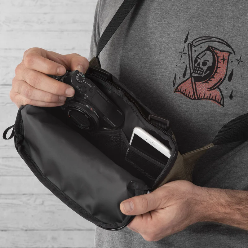 Chrome Helix handlebar bag