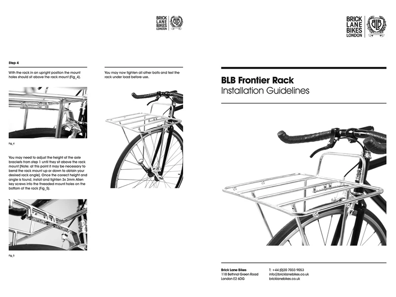 BLB Frontier front rack silver