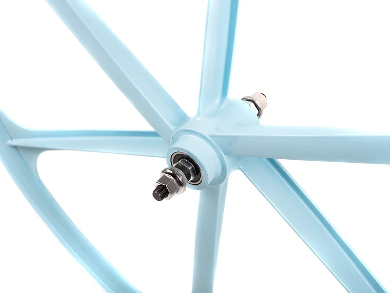 Sky blue 6 Spoke spoke wheel