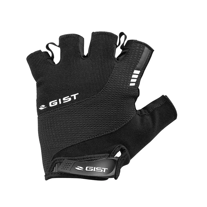 Gants Vélo Court Gist Kontrol Été Noir L (Paire Sur Carte) Avec Velcro