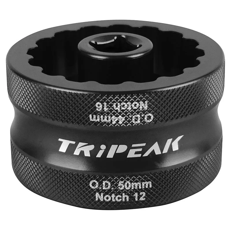 Outil Pro Démonte Boîtier - Cuvette Tripeak Pour Boîtier Ib24-Ib30 Series Rouge (Diam 44 mm 16 Cannelures - Diam 50 mm 12 Cannelures)