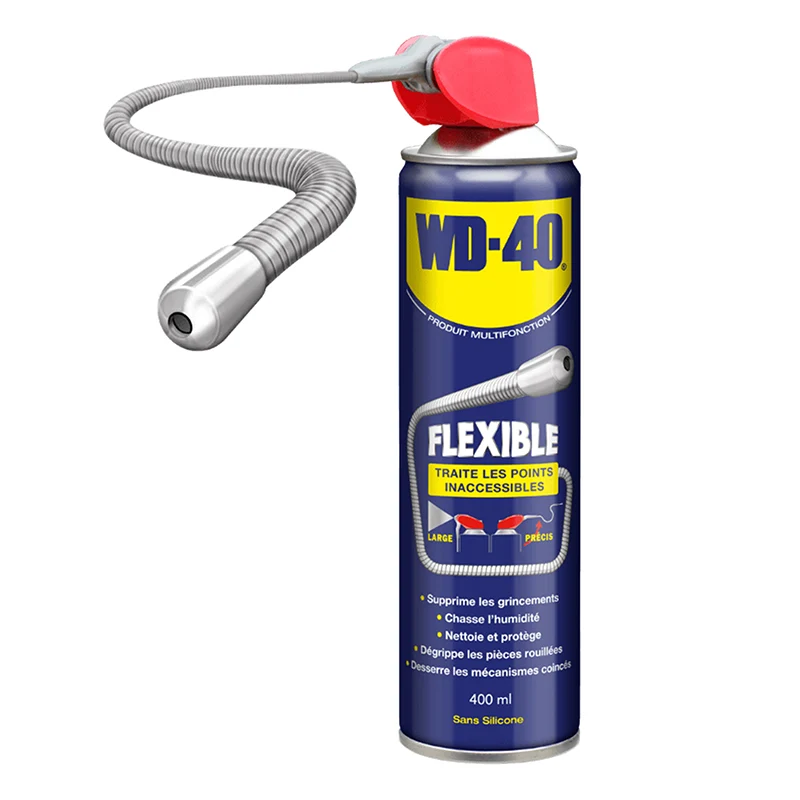 Lubrifiant Wd-40 Multifonction Flexible (Aerosol 400 Ml)