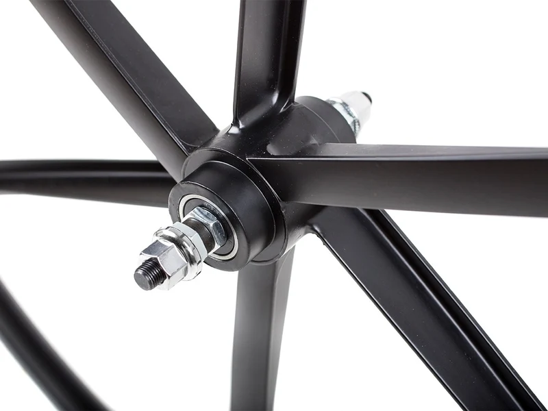 6 Spoke black wheel