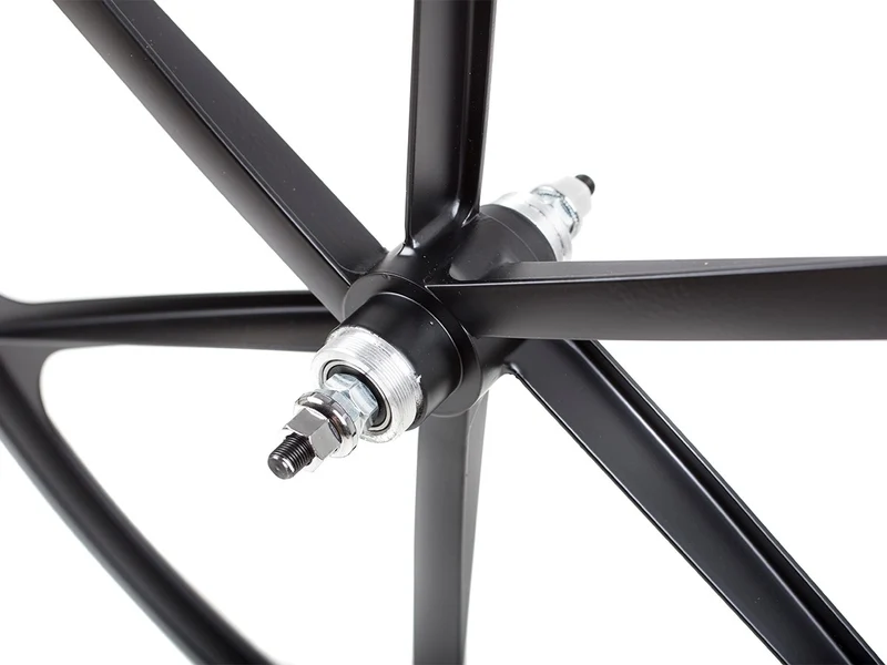 6 Spoke black wheel