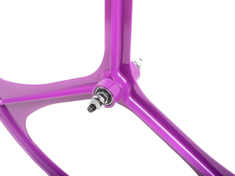 Purple 3 Spoke Wheel