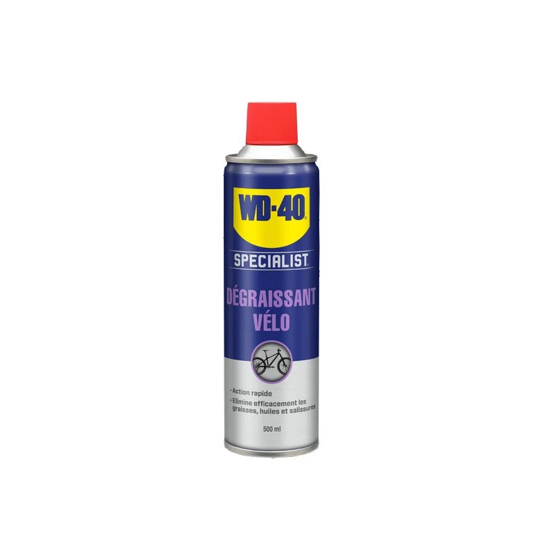 Fast and powerful WD-40 bicycle degreaser 500 ml