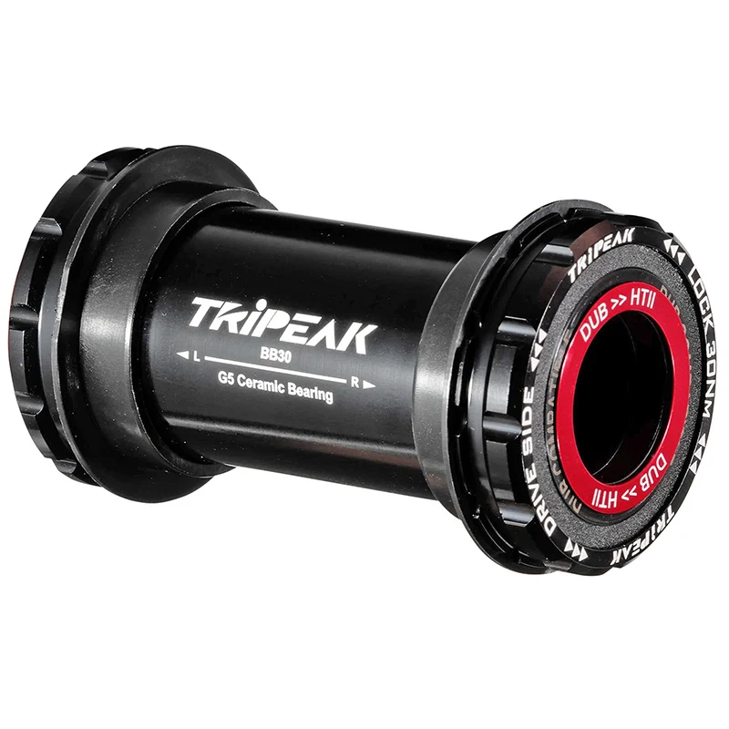 Cuvette Intégré Boîtier VTT-Route A Emboiter-Twistfit 3En1 Tripeak Céramique Boite 68-73 mm Diam 42 mm Pour Axe 24 mm, 28.99 mm, 30 mm (Compatible Shimano, Sram Dub, Rotor)