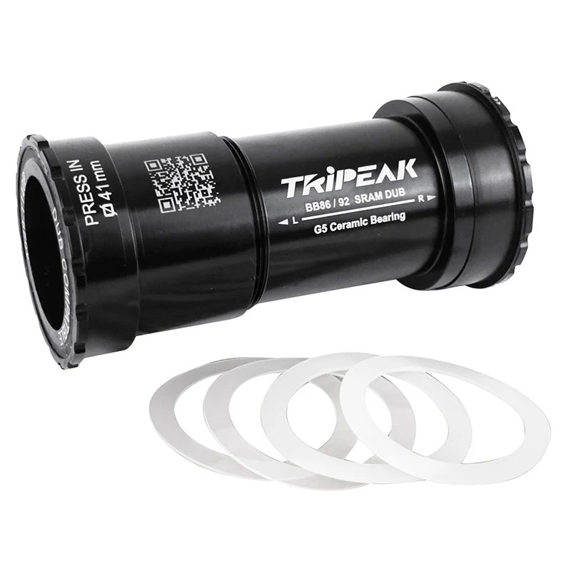 Cuvette Intégré Boîtier VTT-Route A Emboiter-Twistfit Tripeak Céramique Boite 86-92 mm Diam 41 mm Pour Axe 28.99 mm (Compatible Sram Dub)