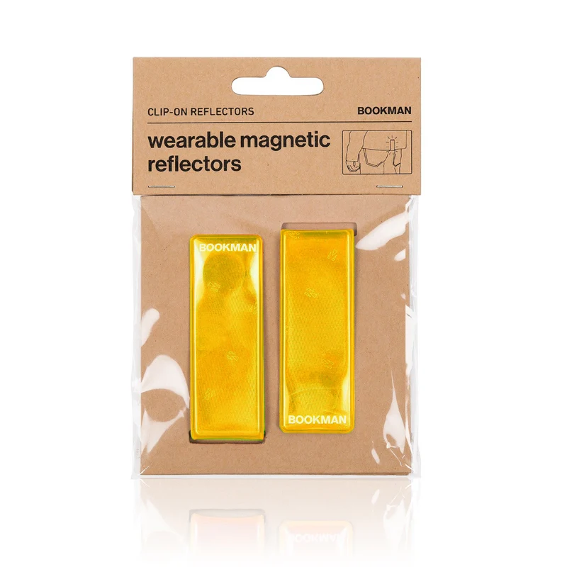 BOOKMAN Yellow Reflector Clip