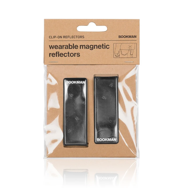 BOOKMAN Black Reflector Clip