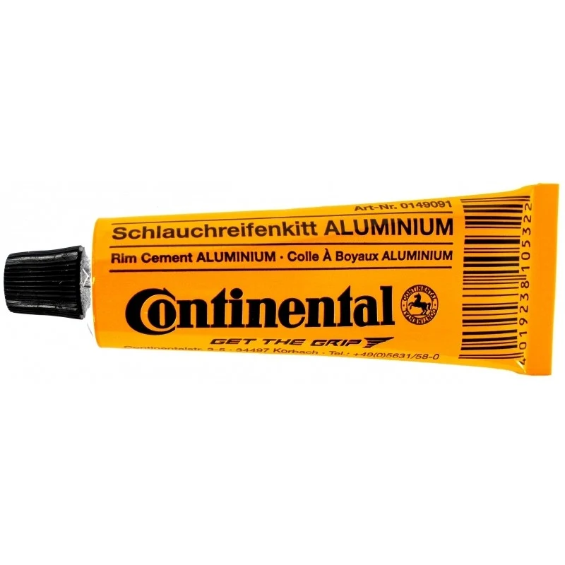 Tubular glue for aluminum rim