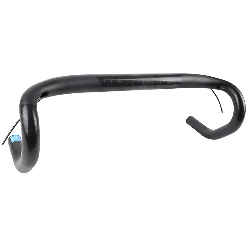 Cintre Route Pro Vibe Anatomic Carbone Noir L 42 Extérieur (Axe-Axe 42 cm) Pour Potence 31.8 mm Pour Passage Câble Interne (Di2)