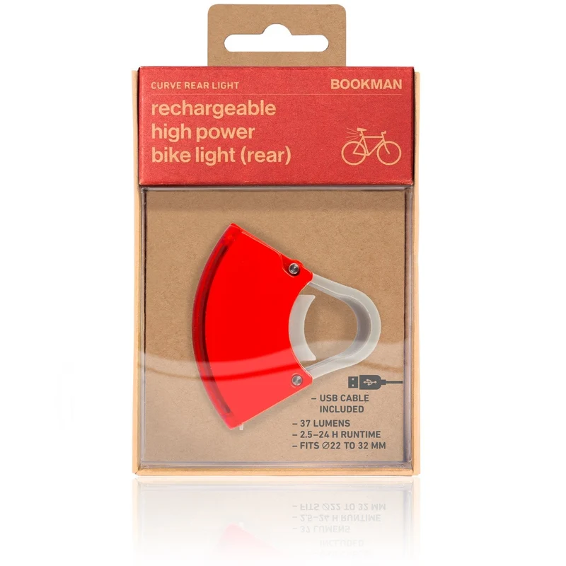 Bookman CURVE USB Rear Bike Light