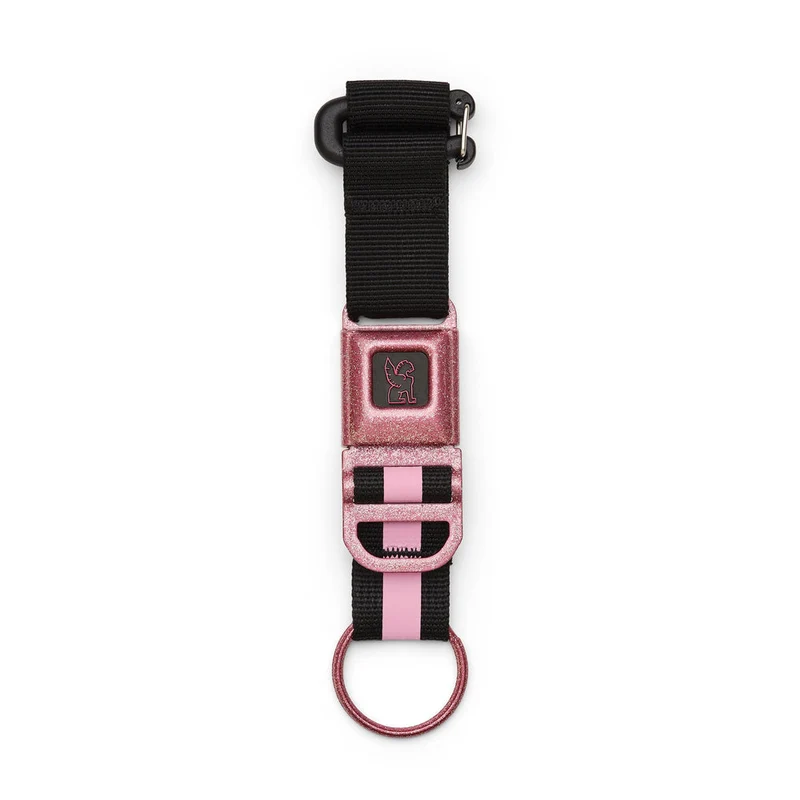 Chrome mini Buckle key ring