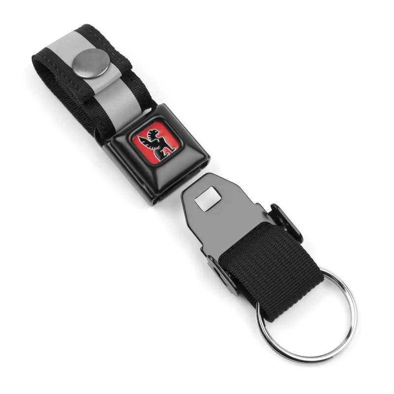 Chrome mini Buckle key ring