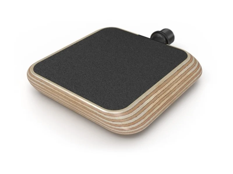 Urban Motorcycle Pedals Raw Wood