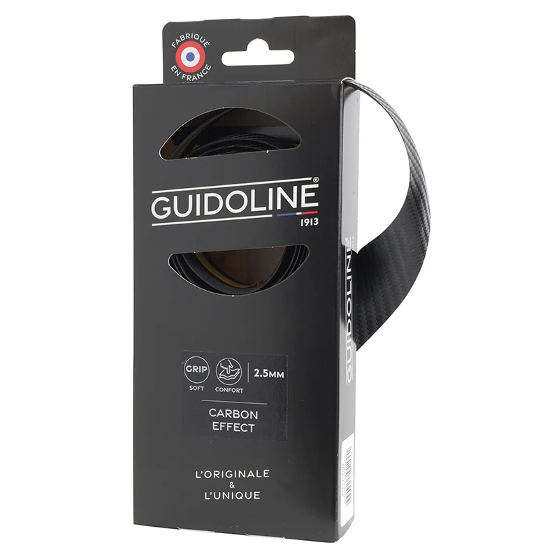 Ruban De Guidon - Cintre Velox Carbone 2,5 mm Noir - Guidoline