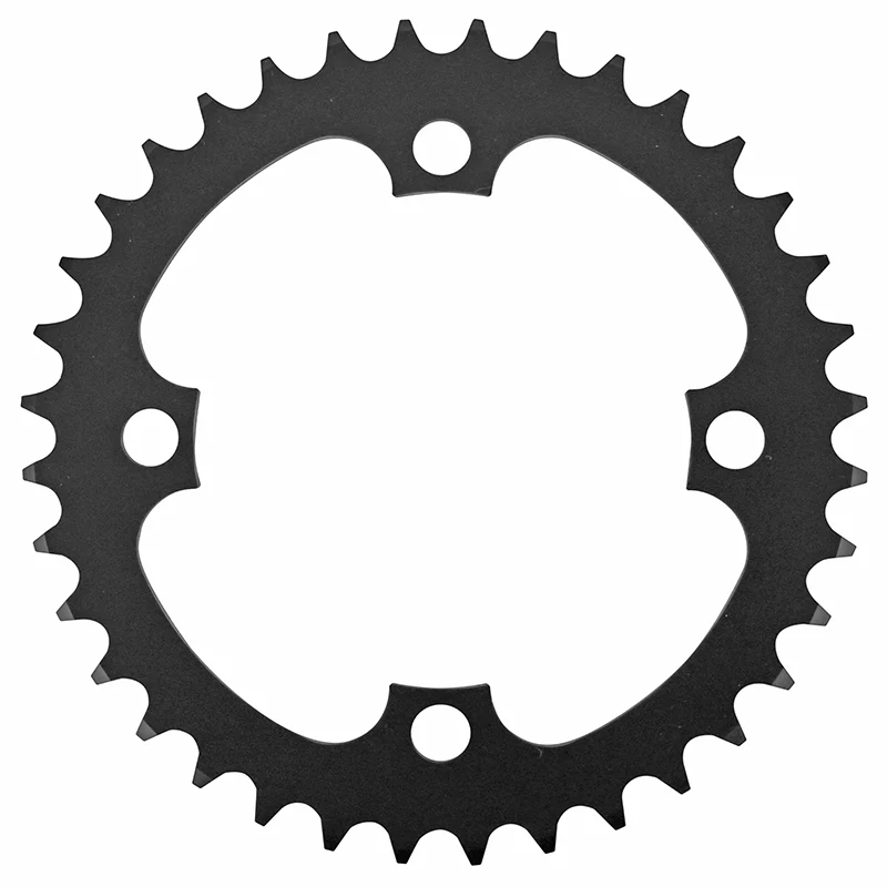 Plateau VAE-E-Bike 4 branches Ø 104 Pour Bosch - Brose - Yamaha - Bafang Esjot 36 dents Mono Noir Alu (2.38 - 1-2X3-32" - 5.65  1-2X11-128")