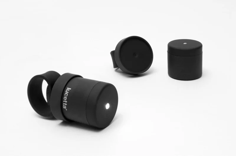 Lucetta magnetic mount bike light