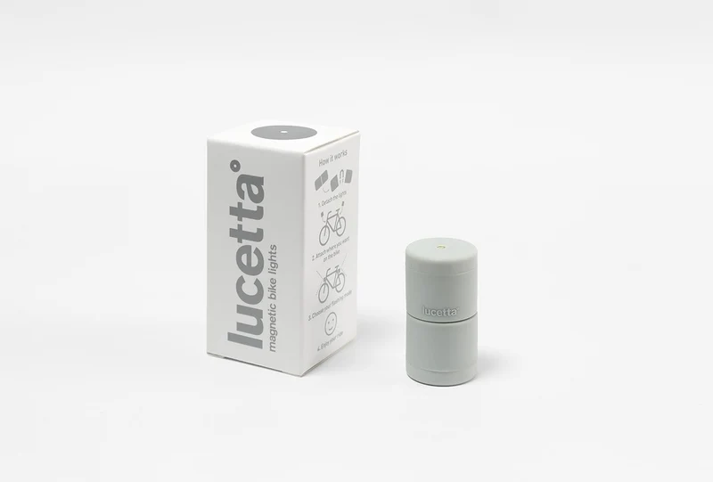 Lucetta magnetic mount bike light