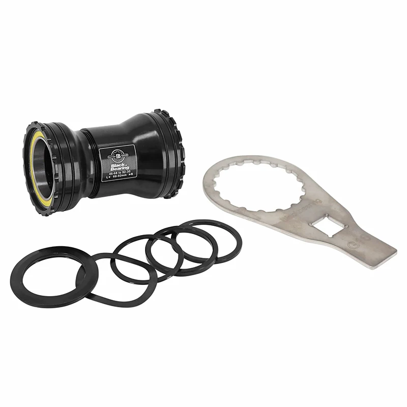 Cuvette Intégré Boîtier VTT-Route A Emboiter-Pf30 386 Evo Blackbearing Roulement Céramique Boite De 68-92 Diam 46 Pour Axe 30 mm (Compatible Sram Dub) - Clé Montage Incluse-