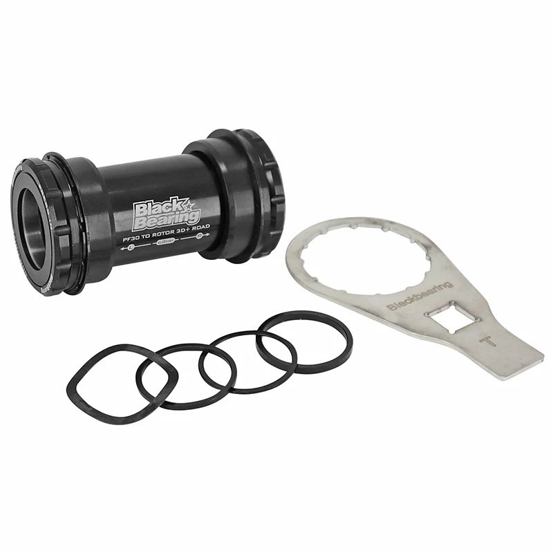 Cuvette Intégré Boîtier VTT-Route A Emboiter-Pf30 Blackbearing Roulement Céramique Boite De 68-73 Diam 46 Pour Axe 30 mm (Compatible Shimano, Sram, Truvativ, Rotor, Fsa) -Clé Montage Incluse-