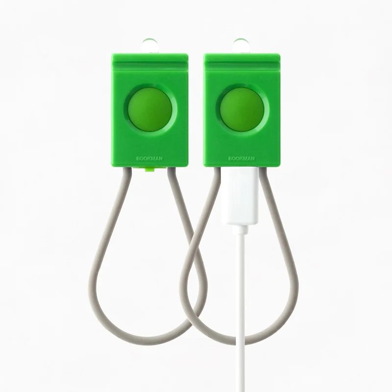 Bookman USB Green Bike Lights