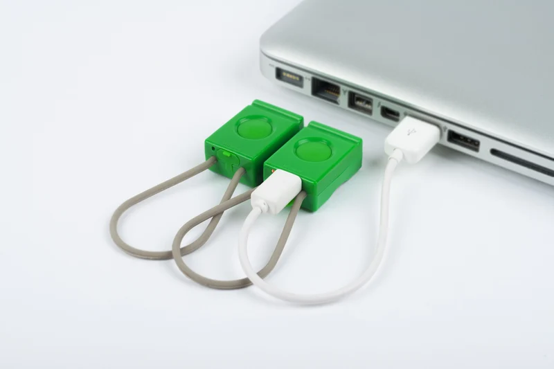 Bookman USB Green Bike Lights
