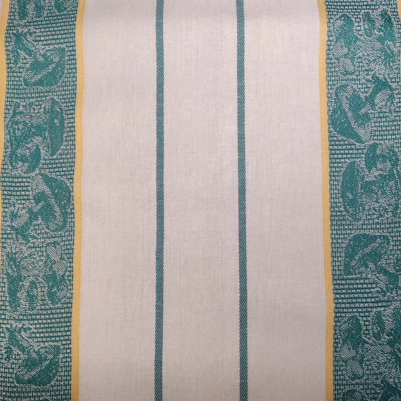 Tissu pour linge à Vaisselle | Coton & Lin | Champignons