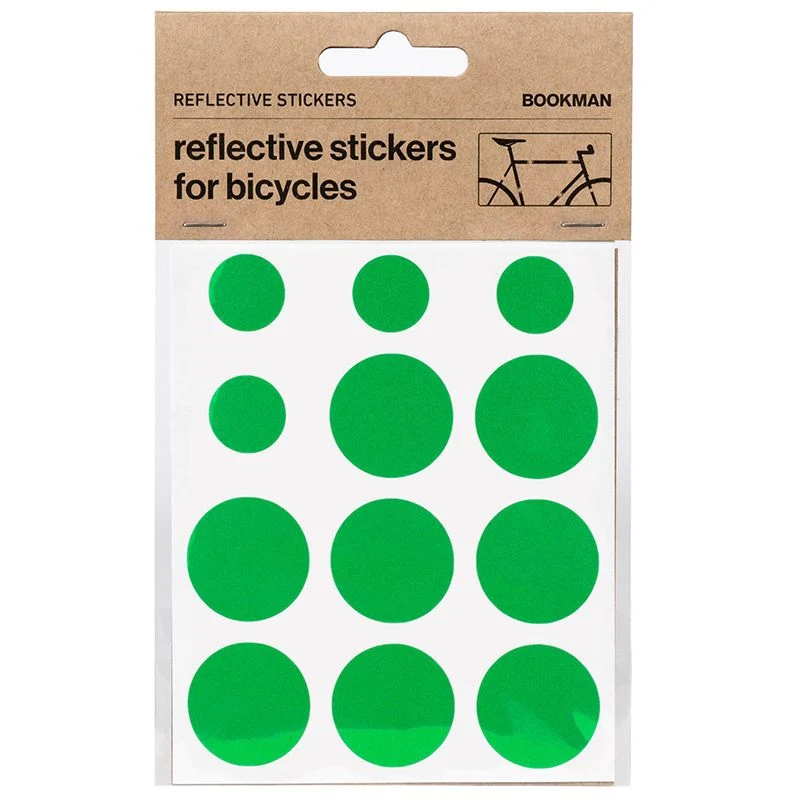 Sticky BOOKMAN Green Reflectors
