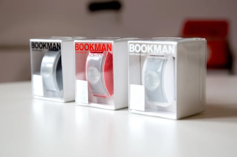 Bookman CURVE front USB bike light
