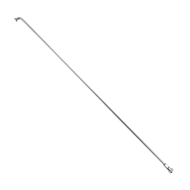Rayon INOX Argent 2,6 mm L275 mm Tête Coudée Sapim Avec Écrou (Vendu A L'Unite)