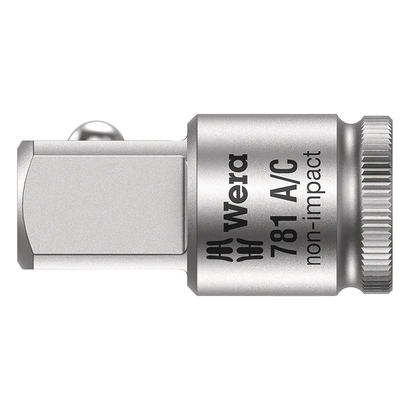 Adaptateur De Douille Wera 781A 1-4 Vers 1-2 (Vendu A L'Unite) -Marque Allemande Pour Les Ateliers-