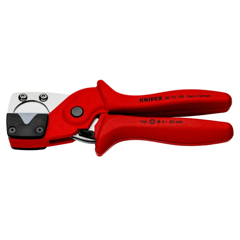 Coupe Gaine De Frein Hydraulique Et Durite Pro Knipex 185 mm Capacite De Coupe Diam 4 A 20 mm Avec Poignée Ergonomique (90 10 185) -Made In Germany-
