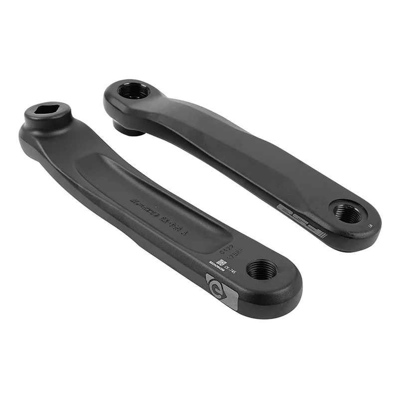 Manivelle Droite + Gauche VAE - E-Bike Fsa Ck-745 175 mm Noir Jis Pour Moteur Shimano E5000 (Paire)