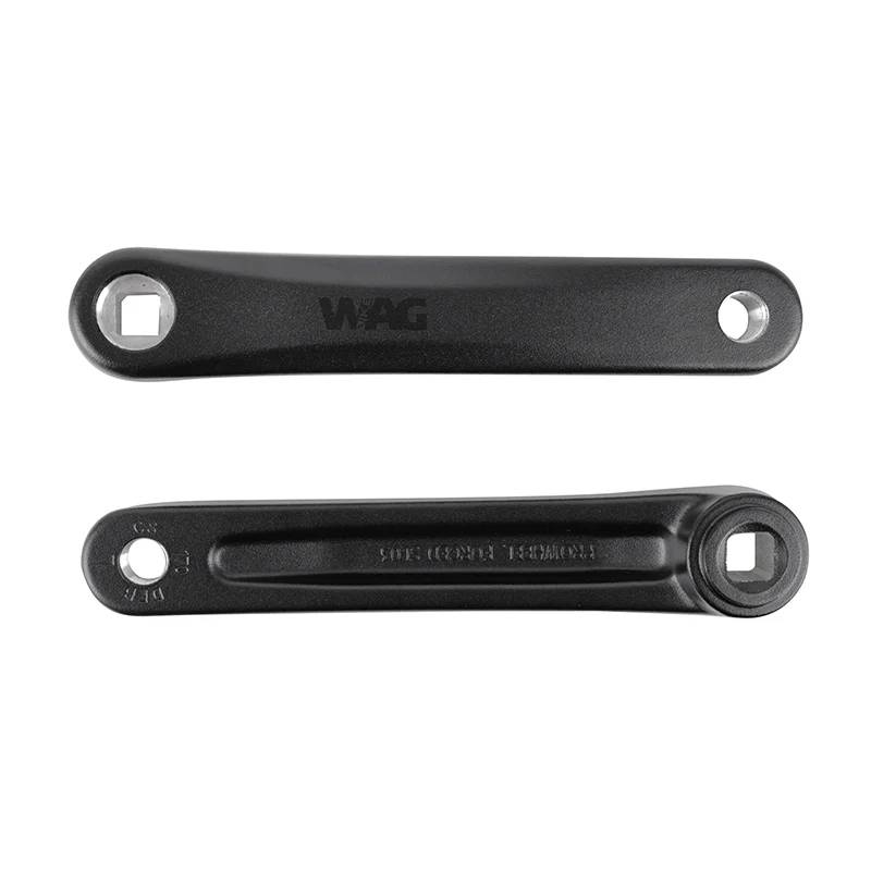 Manivelle Droite + Gauche VAE - E-Bike Longueur 170 mm Alu Noir Jis Pour Moteur Shimano E5000 (Paire)