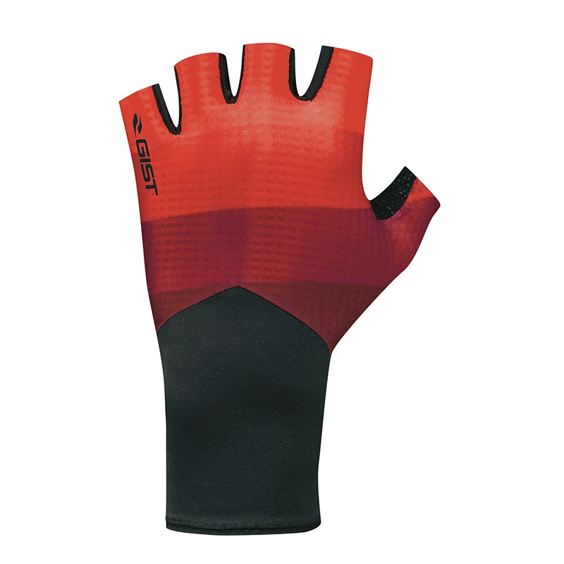 Gants Vélo Court Gist Speed Noir-Rouge XL (Paire Sur Carte) Sans Velcro
