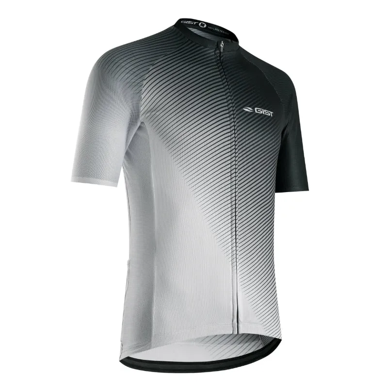 Maillot Gist Été Flow Manches Courtes Zip Total Blanc XXL
