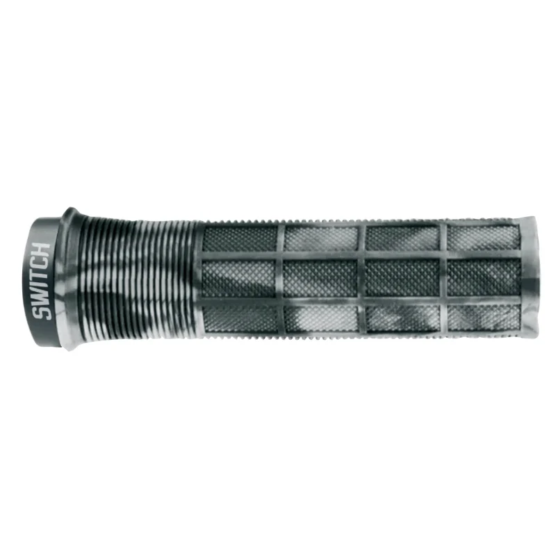 Poignée City-VTT Switch Supergrip Lock-On Smoke Blanc (Paire)