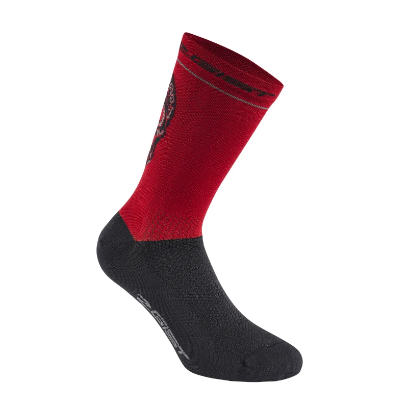 Chaussettes - Socquettes Été Gist Crane-Skull Bordeaux 44-47 - Hauteur 18 cm (Paire)